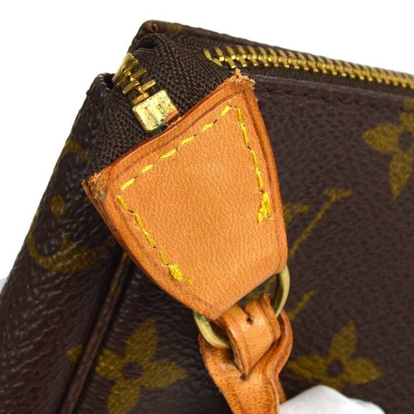 Authenticity Guarantee LOUIS VUITTON POCHETTE ACCESSOIRES HANDBAG PURSE MONOGRAM - Picture 8 of 12